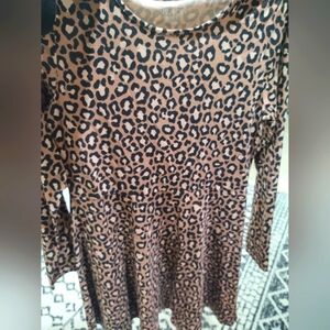 Children's Place Girl's Animal Print Skater Dress